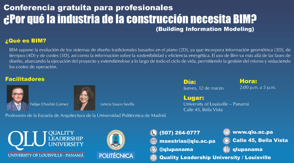Conferencia sobre Building Information Modeling BIM Panama