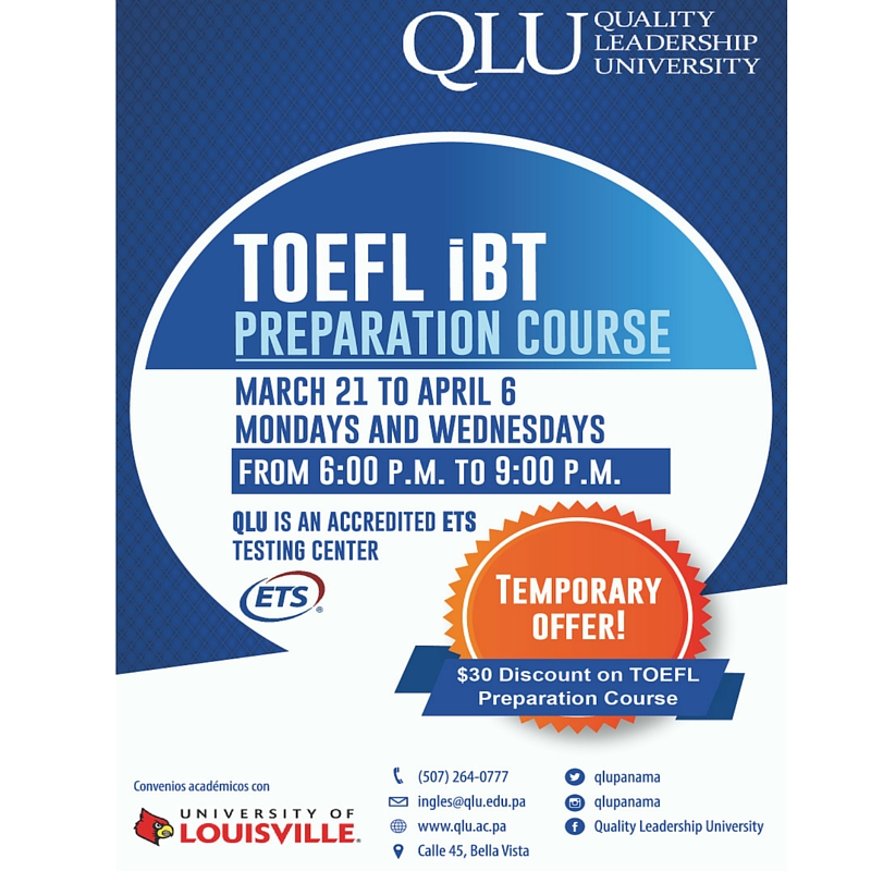 TOEFL iBT Preparation Course
