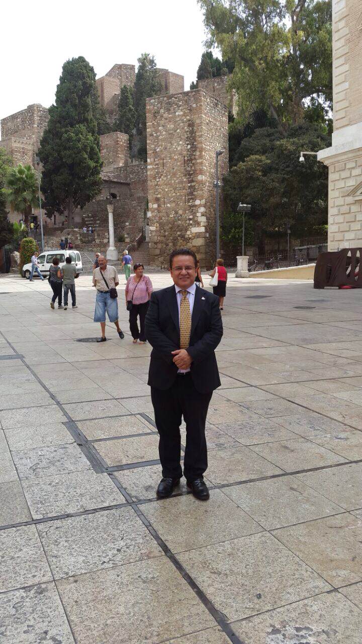 Rector Oscar Leon en visita oficial Universidad de Malaga