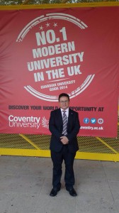 Rector Oscar Leon en visita oficial Coventry University