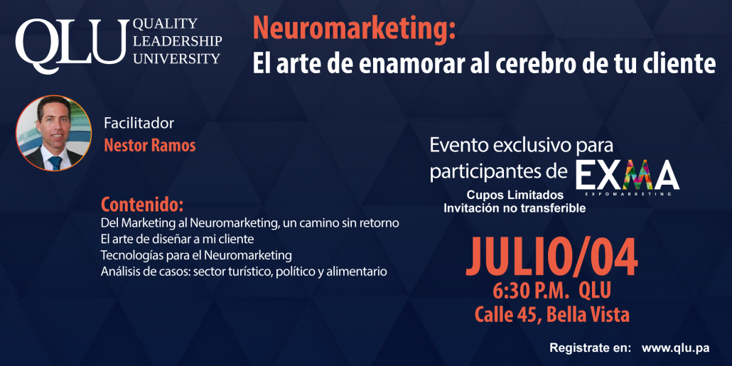 Conferencia Internacional: Neuromarketing, el arte de enamorar al cerebro de tu cliente Néstor Romero EXMA