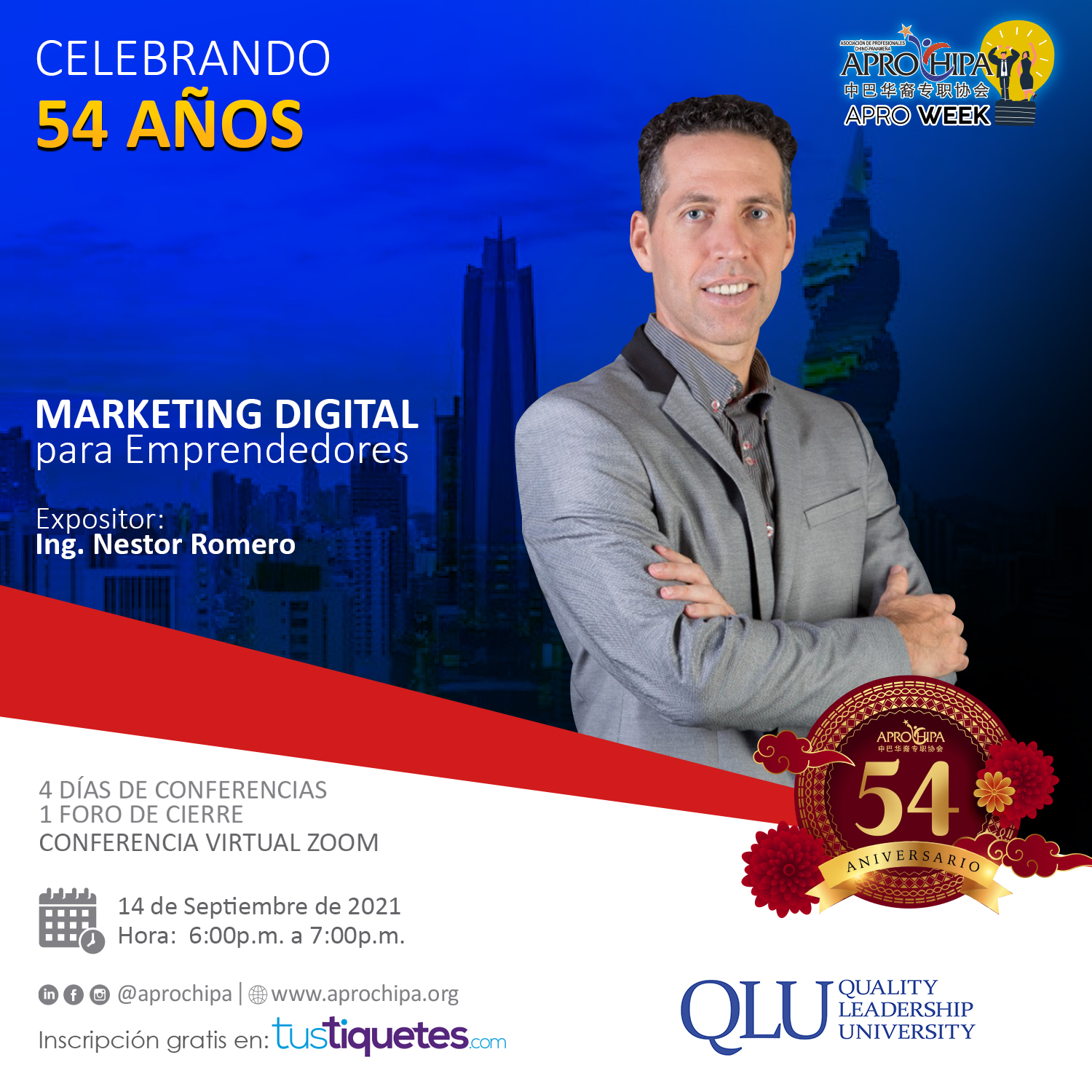 Nestor Romero marketing digital para emprendedores Panama