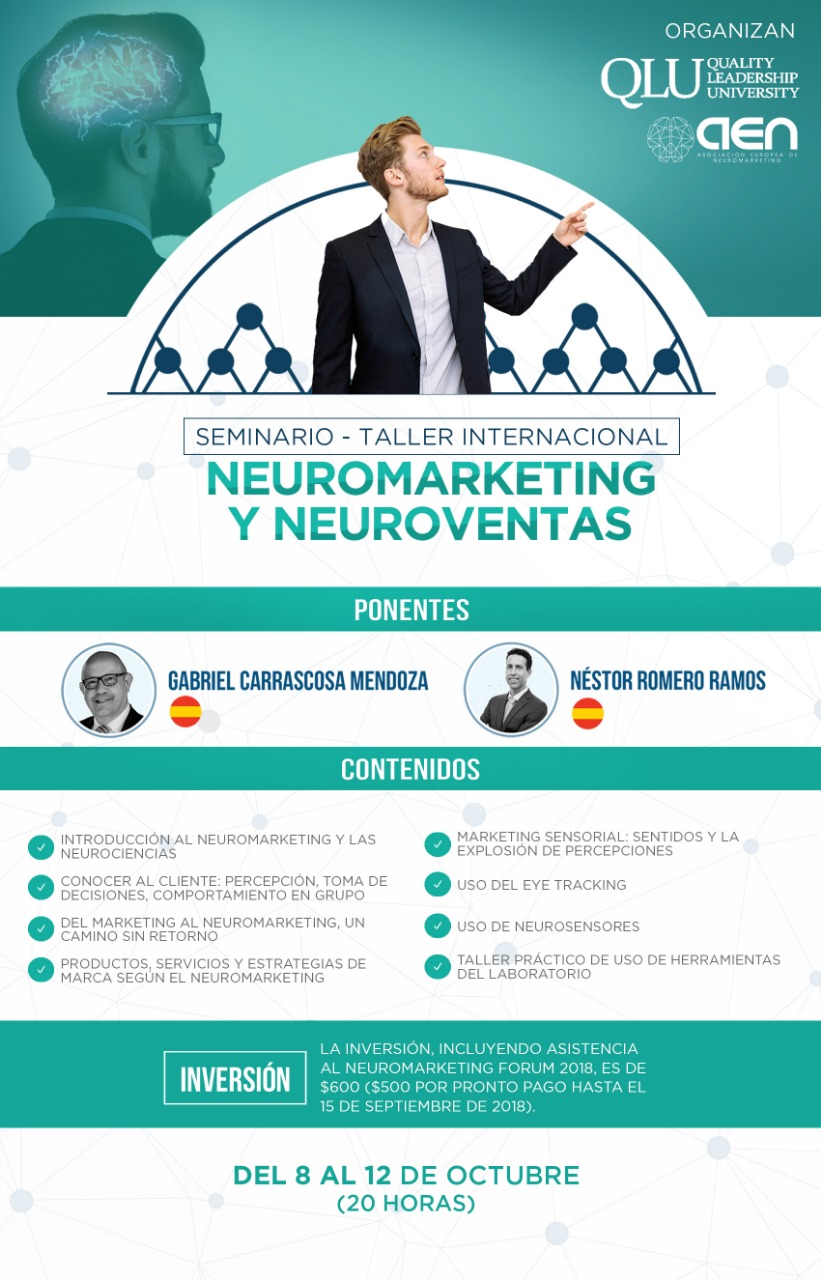 Taller Internacional de Neuromarketing Neuroventas Gabriel Carrascosa Néstor Romero