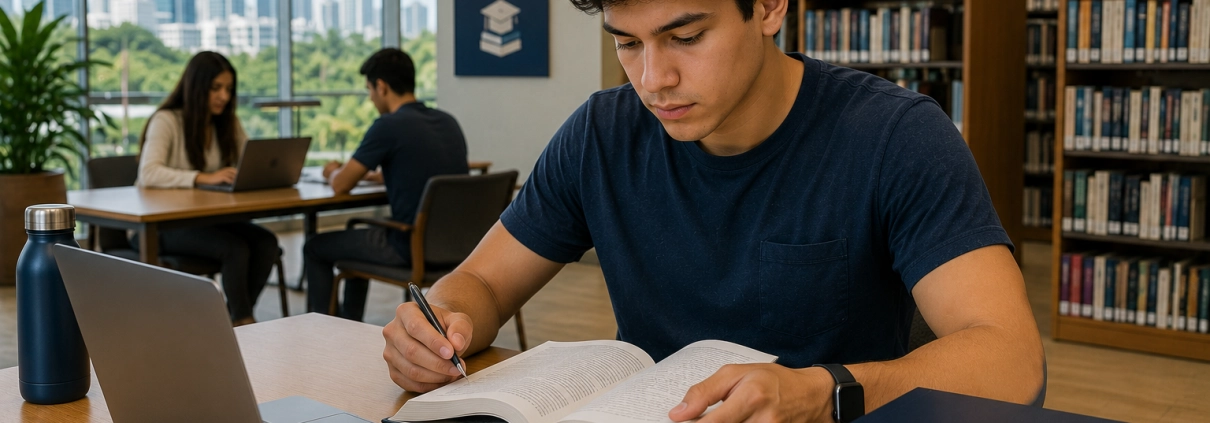 Estudiante universitario en Panamá cursando programa de doble titulación Panamá