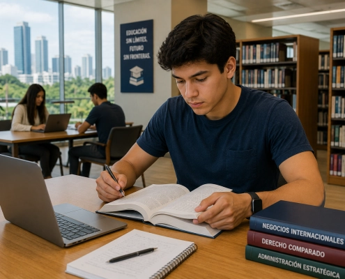Estudiante universitario en Panamá cursando programa de doble titulación Panamá