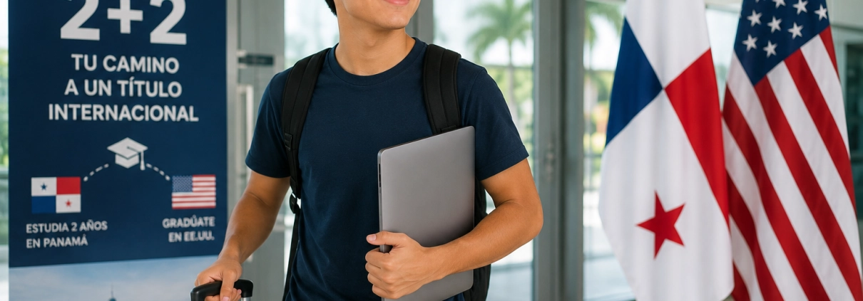 Estudiante del programa 2+2 Panamá preparándose para transferencia a EE.UU.
