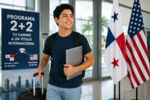 Estudiante del programa 2+2 Panamá preparándose para transferencia a EE.UU.