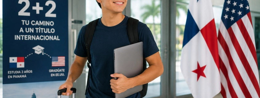 Estudiante del programa 2+2 Panamá preparándose para transferencia a EE.UU.
